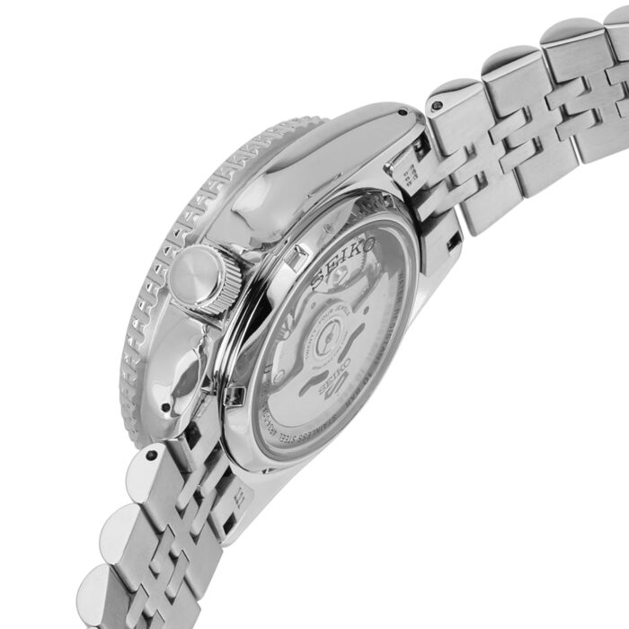 Seiko 5 Sports GMT SKX Automatic Blueberry Dial Silver Steel Strap Watch For Men - SSK003K1 - Image 3